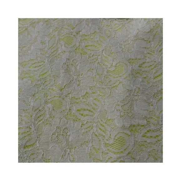 MILLAU NEON YELLOW WHITE LACE SMALL MINI SKIRT​ NWT - Picture 3 of 11